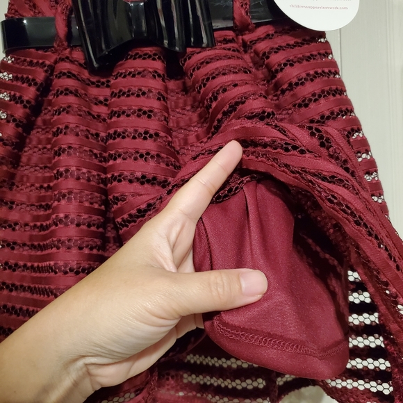 NWT red dress girl size 4 - Picture 2 of 8